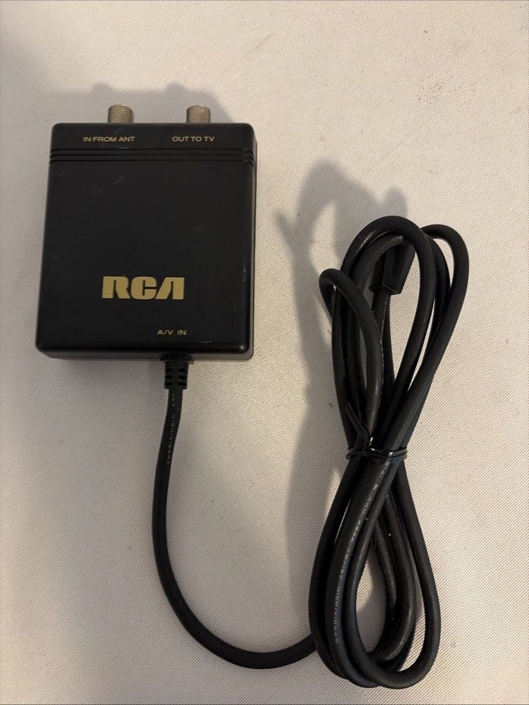 RCA CRF020 RF Modulator For CPR150 Small Wonder Camcorder Coax Converter Adapter