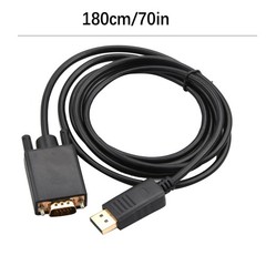 1080P DP to VGA Adapter Cable Display Port Male to VGA Male Converter Connecter