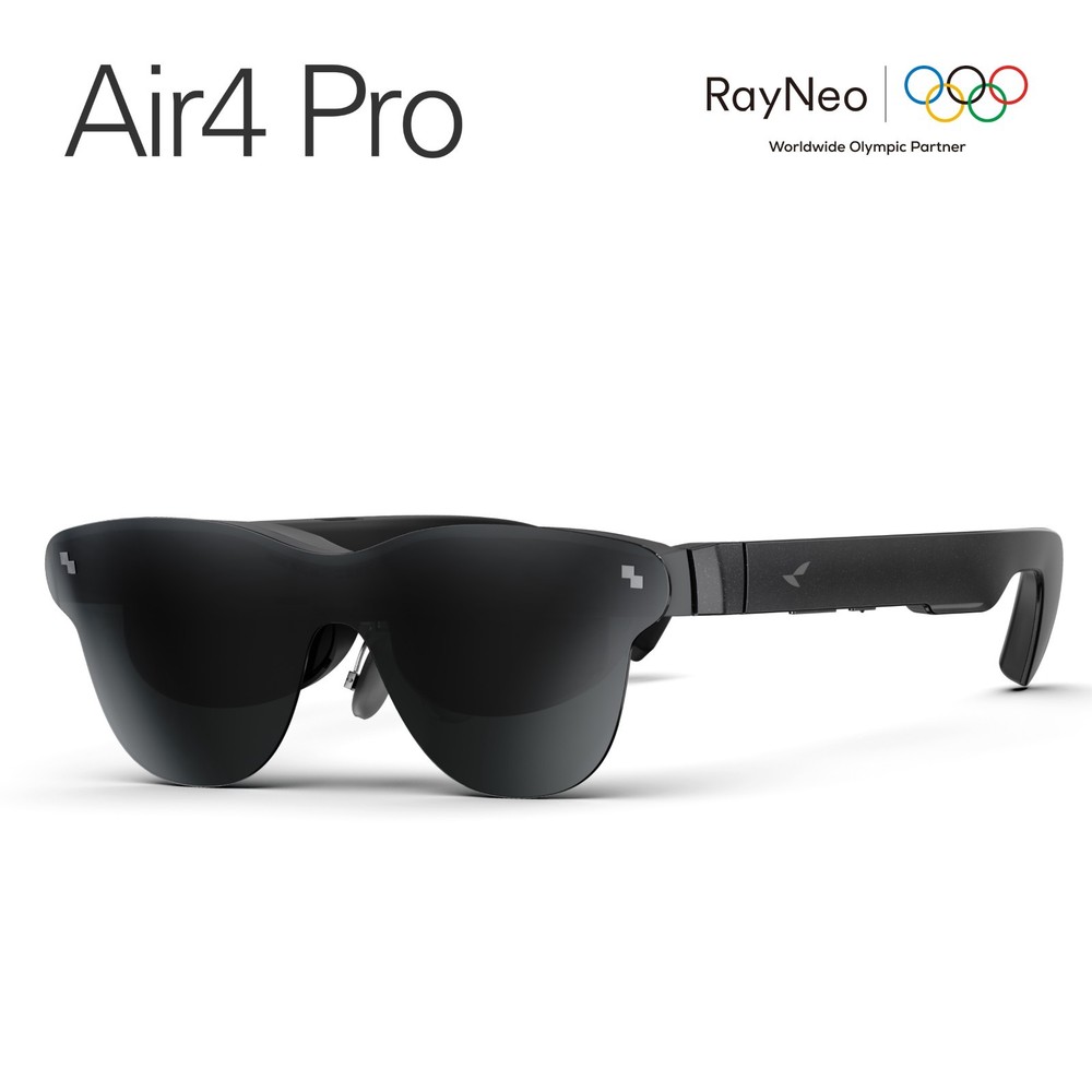 RayNeo Air 4 Pro AR Glasses, HDR10 Display, Vision 4000 Chip 201″ Audio by B&O