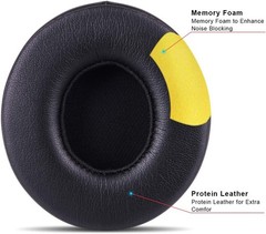OANM studio Replacement Ear Pads, Compatible Black, White, Blue, Red, Grey