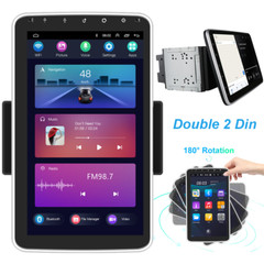 10.1″ Double 2 Din Car GPS Android 13 Apple Carplay Touch Screen Radio 64G DVR