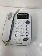 Emerson Caller ID Speaker Wall/Desk Phone White EM-2646
