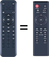 ABS Durable Remote Control for AGPTEK Mini 1080p – Seamless Streaming Experience