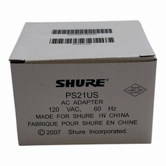 NEW Shure PS21US AC Adapter Power Supply 120v ac/12v dc 400ma output Free S/H