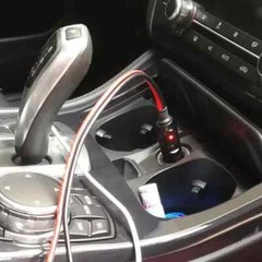 2Pcs Fused Male Car Cigarette Lighter Socket Plug Connector Cable Leads 12V~24V