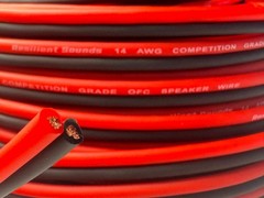 Resilient Sounds 14G OFC Competition Grade Speaker Wire Red/Black