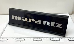 Marantz Component Stereo Desk Sign – Custom Silver Aluminum