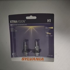 NEW – SYLVANIA H1 XtraVision Halogen Headlight Bulb – 2 Bulbs – Free ShipN!