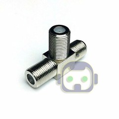 2PCS F Type Connector Triple 3 Way Splitter TV RF Coaxial Coax Adapter USA