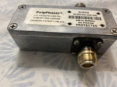 PolyPhaser 109-0501 W-A 700MHz to 1000 N M/F Bulkhead Coaxial RF Surge Protectr
