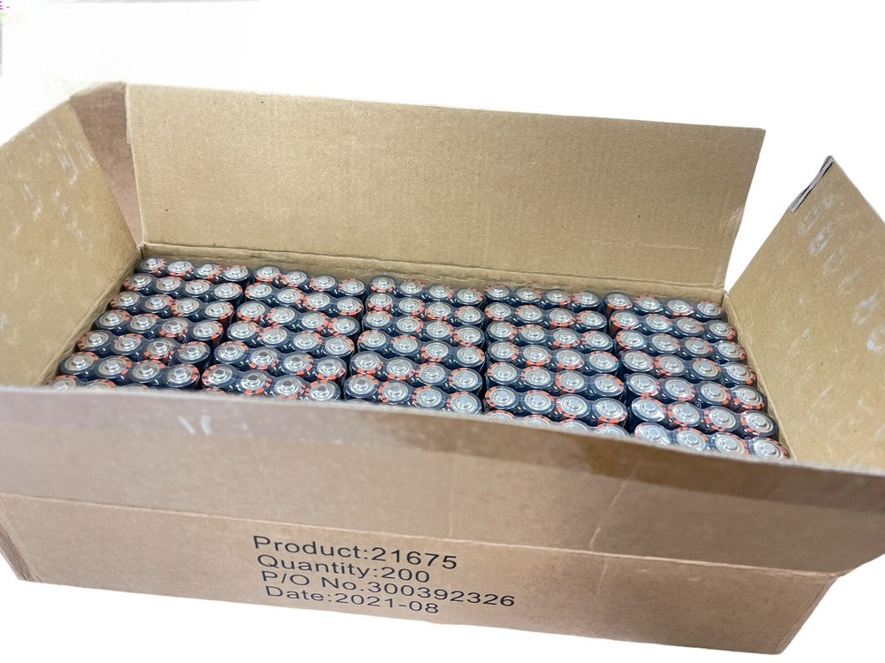 50 Packs (4 in each) 200 Total ion3 AA Alkaline Batteries Bulk Sealed EXP 8/26