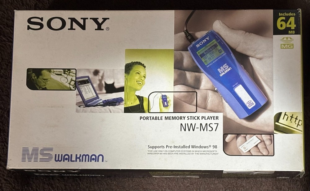 Sony NW-MS7 Walkman FACTORY SEALED (except to check accessories and take photos)