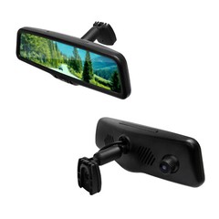 Rear View Mirror with 10″ LCD Screen & 1080p Dash Cam + 1080p Backup Camera