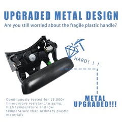 Upgraded Metal Tailgate Handle w/Improved Plastic Bezel Trim Rod Clips