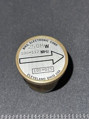 Bird 43 Thruline WattMeter Element 250MW 108-112 MHz Works Good 108-025