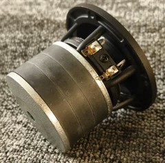 3.5 Inch High Excursion Subwoofer | Carbon Fiber Cone | Dual Spider Design