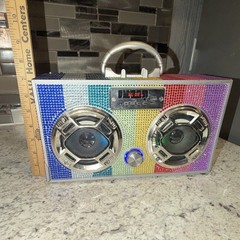 Multicolor Bluetooth USB Boombox A1320 Portable Stereo, Digital Media Player LED