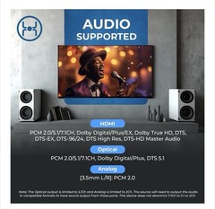 OREI 8K eARC HDMI Matrix Switch 4 X 2,Switcher with Audio Extractor UltraHD.