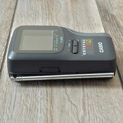 Vintage Casio TV-1800 Battery Operated Handheld Mini TV Crystal Vision Untested