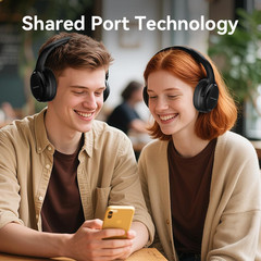 Bluetooth Headphones over Ear 40 Hours Playtime Wireless Microphone 5.3 Hifi