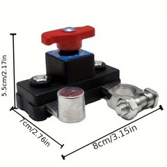 1Pcs Universal Battery Disconnect Switch 12V / 24V Cut Off Isolator for Cars RV