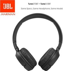 JBL Tune 570BT – Wireless Bluetooth – On-Ear Headphones – Pure Bass Stereo Sound