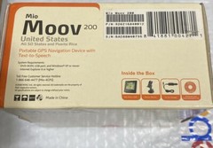 Mio Moov 200 GPS United States Portable GPS Navigation With Spoken Streets “NEW”