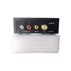 RadioShack UHF- Cable Modulator #15-1243 Power: 15VDC, 400mA Black