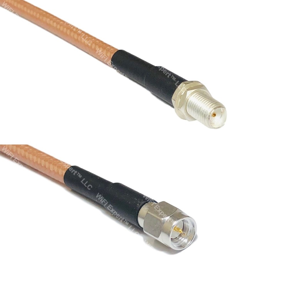RG400 SMA FEMALE to SMA MALE Coaxial RF Cable USA-Ship Lot