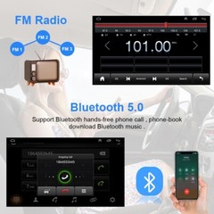7″ Android 13 4+64GB Car Stereo Radio Carplay GPS Navi WIFI Double 2 Din +Camera
