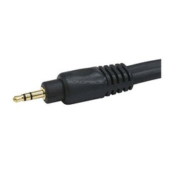 Monoprice 6 feet Premium 3.5mm Stereo Male to Female Cable (Black)
