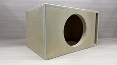 Single 1×12″ Spl Edition Vented Subwoofer Box Ported MDF 3/4 Double Baffle