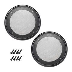 2pcs 4″ Speaker Grill Cover Mesh Decorative Circle Woofer Guard Protector