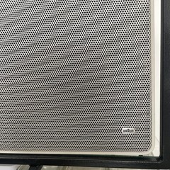 Braun Speaker Badge Logo Pair 10mm x 22mm Silver Aluminum Custom Made