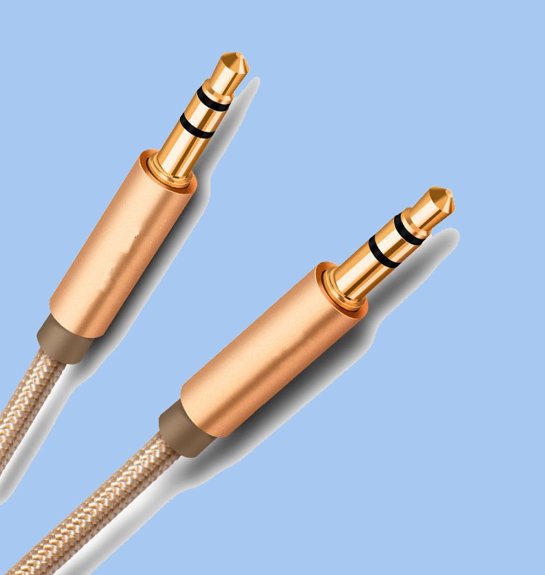 3.5mm Cable Male to Male Stereo Audio Speaker iPad PC Car Auxiliary AUX Cord