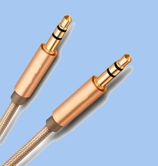 3.5mm Cable Male to Male Stereo Audio Speaker iPad PC Car Auxiliary AUX Cord