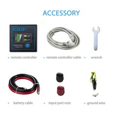 Power Inverter 3000 W 6000 Watt 12V DC to 110V 120V AC LCD Cable Car RV EDECOA