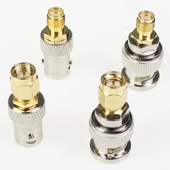 8Pcs BNC to SMA Type Male Female RF Connector Adapter Test Converter Kit US