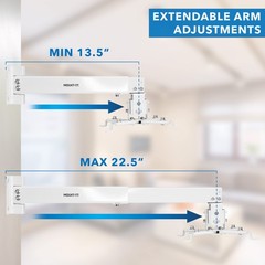 Mount-It! Wall or Ceiling Projector Mount with Universal LCD/DLP Mounting for…