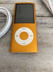 Apple iPod nano 4th Gen Orange (8 GB) New Battery. Exceptional cond.