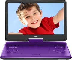 ieGeek 15.9″ Portable DVD Player with 14.1″ Large HD Screen, Region Free 6 Hours