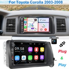 Apple Carplay For Toyota Corolla 2000-2008 Car Stereo Radio Navigation Head Unit