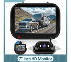 7″ Furrion-Compatible RV TRUC Backup Camera HD 1080P Night Vision Split Screen