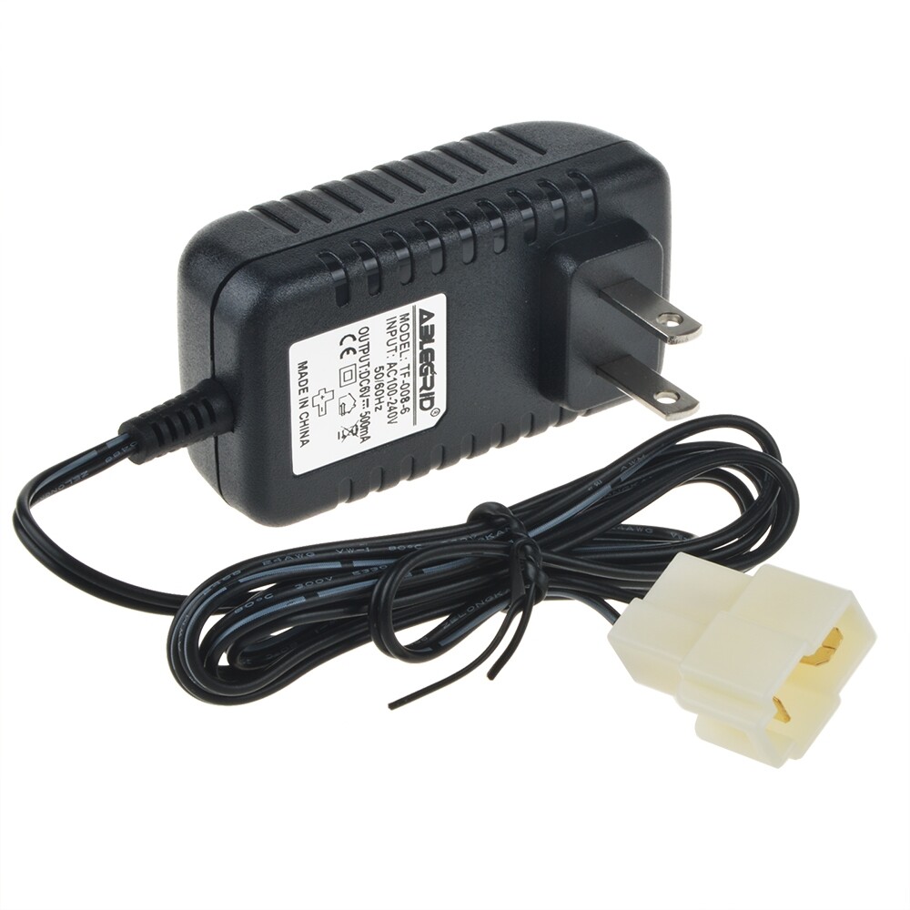 6V 500MA Wall Charger Adapter For Battery Powered Kid TRAX ATV Quad Ride On Car