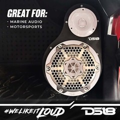 DS18 NXL-T1 Marine 1” VC Waterproof Aluminum Bullet Tweeter 240W Max, 4 Ohms