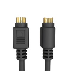 S-Video Cable Mini-Din 4 Pin SVHS Cord VCR SVIDEO Wire 3 6 12 25 75 Feet FT Lot