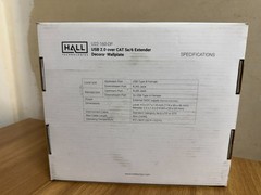 U22-160-DP USB 2.0 over CAT 5E/6 Extender Decora Wallplate