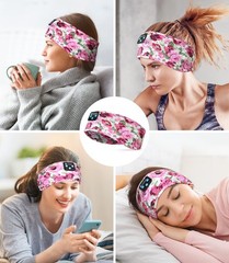 Sleeping Headphones Bluetooth Headband, Unisex-Adults Hairband Sound, Long Pl…