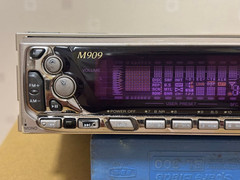Kenwood M909 1DIN Car Audio MD Player Tested Working Very Good Condition