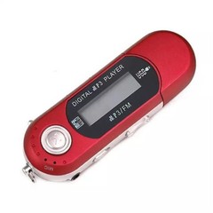 MP3 music player with USB digital LCD screen 8GB storage and FM Radio+headphone